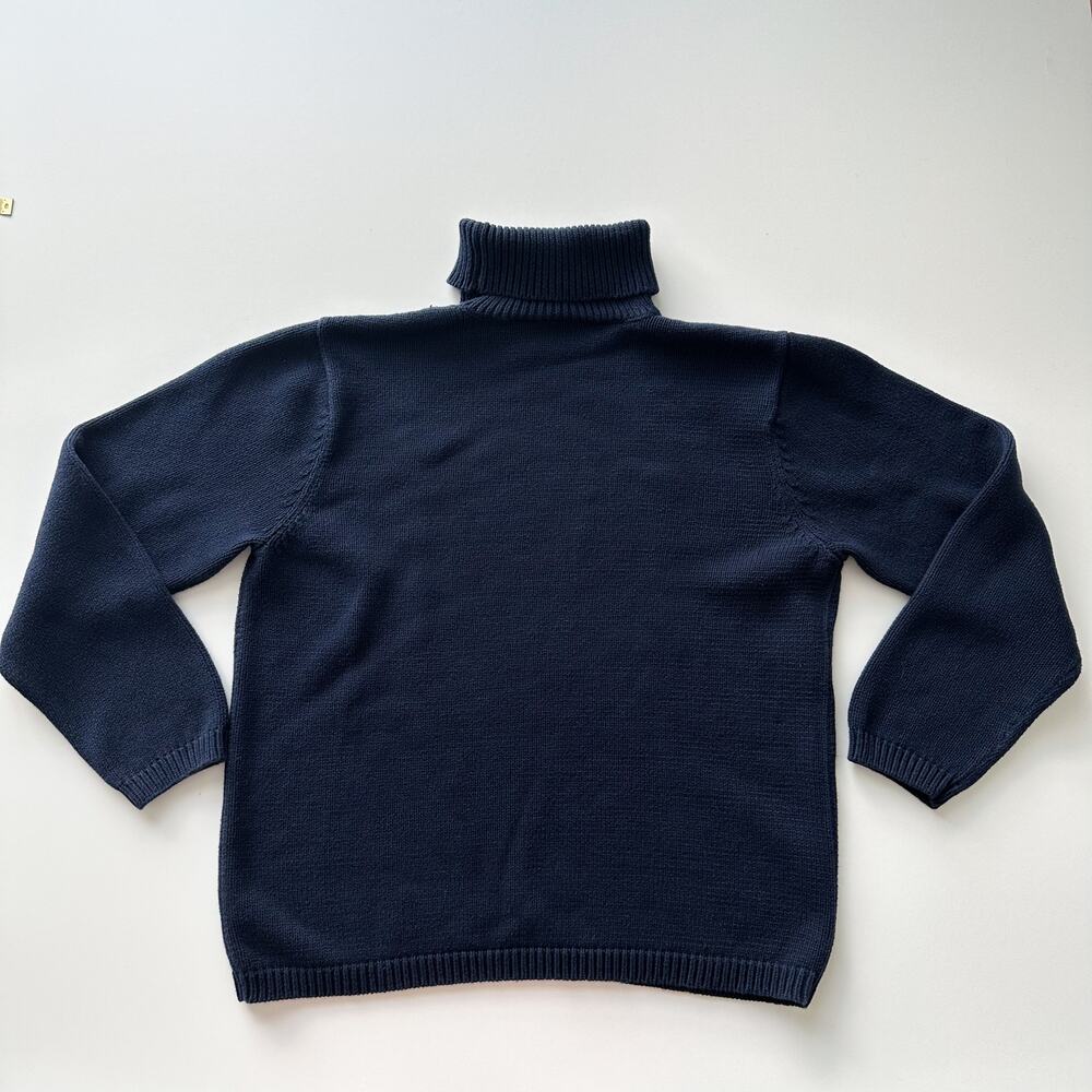 Liz Claiborne American Flag Turtleneck Sweater - Picture 2 of 6